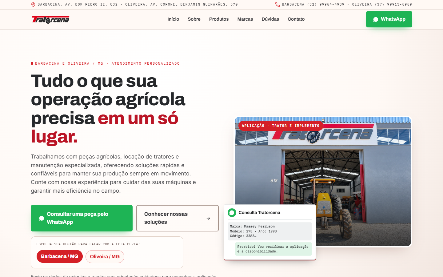 Site da Tratorcena
